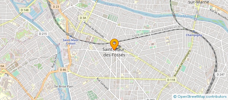 localisation de l'entreprise MADAME NADEGE SAMARZIJA SENECHAL à SAINT-MAUR-DES-FOSSES