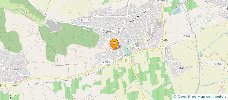 localisation de l'entreprise MADAME NADEGE SAPEDE  CALVISSON