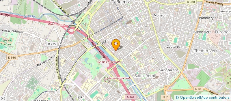 localisation de l'entreprise MADAME NADEGE SEIGNEURET  REIMS