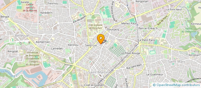 localisation de l'entreprise MADAME NADEGE SIMON à BREST