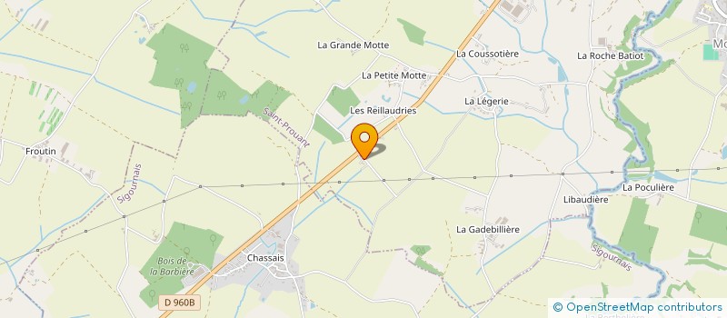 localisation de l'entreprise MADAME NADEGE SIRE  SAINT-PROUANT