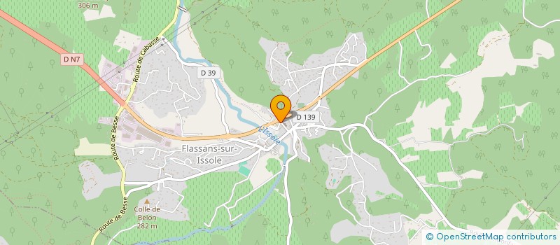 localisation de l'entreprise MADAME NADEGE TABERT  FLASSANS-SUR-ISSOLE