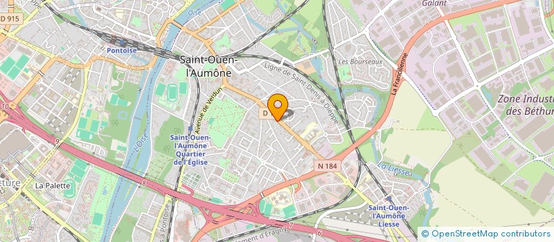 localisation de l'entreprise MADAME NADEGE TERREAU  SAINT-OUEN-L'AUMONE