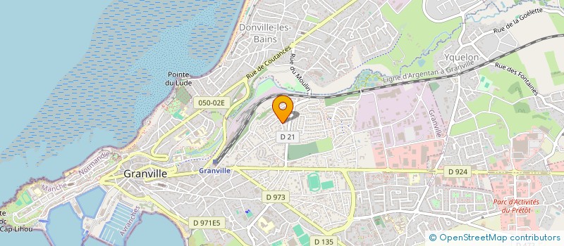 localisation de l'entreprise MADAME NADEGE THOMASSIN  GRANVILLE