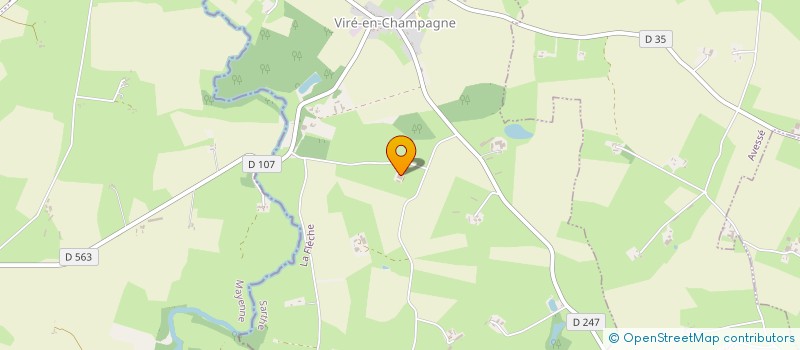 localisation de l'entreprise MADAME NADEGE TOUCHARD à VIRE EN CHAMPAGNE