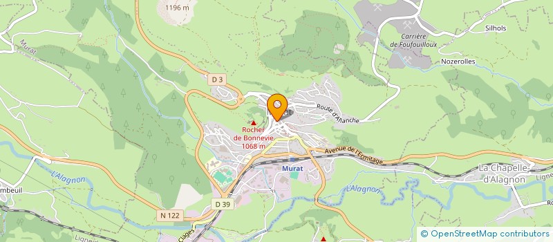 localisation de l'entreprise MADAME NADEGE TRUNEL  MURAT