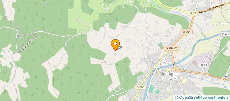 localisation de l'entreprise MADAME NADEGE TUBEUF  MONTIGNAC-LASCAUX