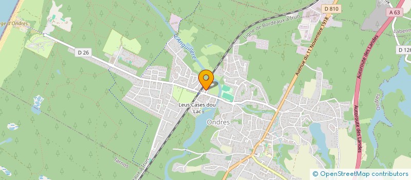 localisation de l'entreprise MADAME NADEGE URRUTIA  ONDRES