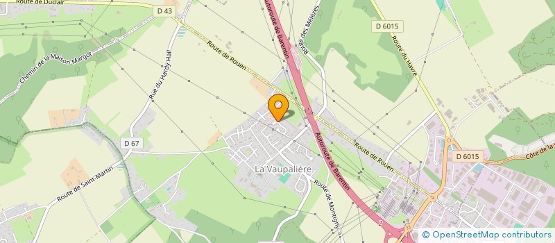 localisation de l'entreprise MADAME NADEGE VAILLEAU-BELLANGER  LA VAUPALIERE