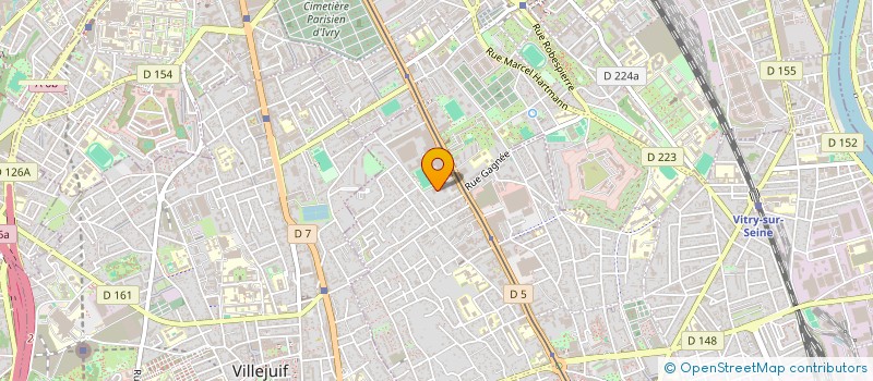 localisation de l'entreprise MADAME NADEGE VALENTIN à VITRY-SUR-SEINE