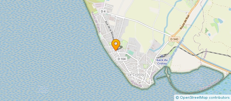 localisation de l'entreprise MADAME NADEGE VALLE à LE CROTOY