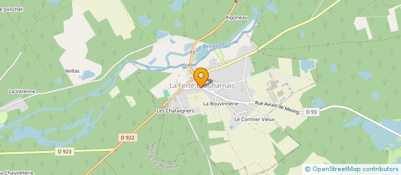 localisation de l'entreprise MADAME NADEGE VANNEAU  LA FERTE-BEAUHARNAIS