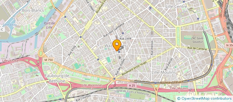 localisation de l'entreprise MADAME NADEGE VANRIEST à LILLE