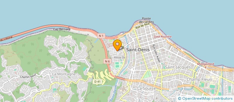localisation de l'entreprise MADAME NADEGE VELLAYOUDOM  SAINT-DENIS