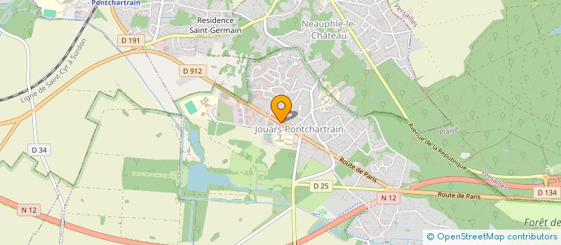 localisation de l'entreprise MADAME NADEGE VERDIER  JOUARS-PONTCHARTRAIN