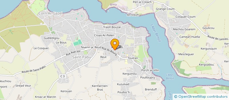 localisation de l'entreprise MADAME NADEGE VERSTRAETE  SAINT-PABU