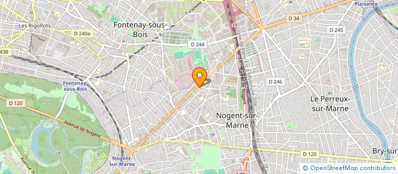 localisation de l'entreprise MADAME NADEGE VICTOR à NOGENT-SUR-MARNE
