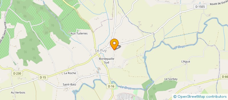 localisation de l'entreprise MADAME NADEGE VIDAL  LE PUY