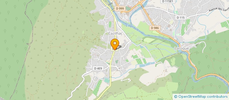 localisation de l'entreprise MADAME NADEGE VOLPILIERE  CAZILHAC