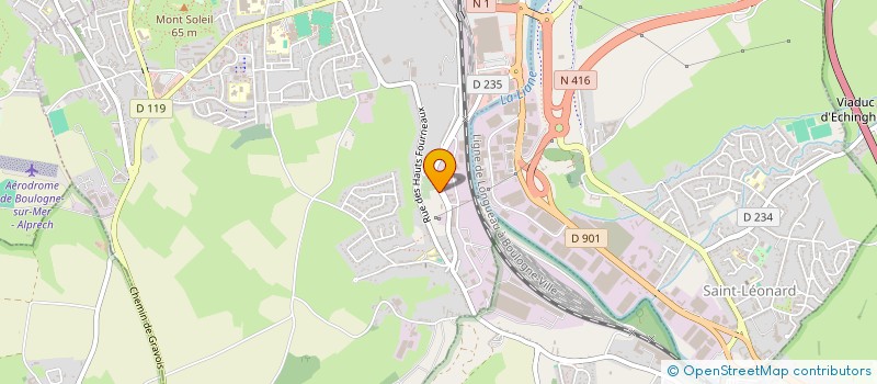 localisation de l'entreprise MADAME NADEGE WIDEHEM  OUTREAU