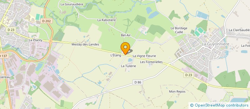 localisation de l'entreprise MADAME NADEGE YVET à MONTAIGU-VENDEE