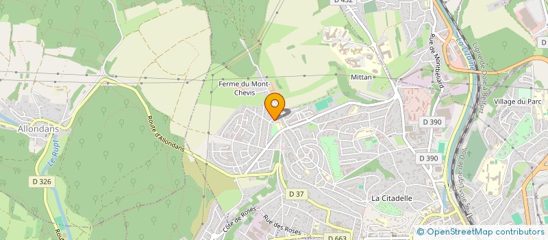 localisation de l'entreprise MADAME NADEIA BOUMAHDI à MONTBELIARD
