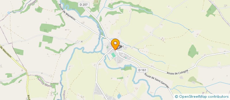 localisation de l'entreprise MADAME NADEIGE BOURMOND  SIRAC