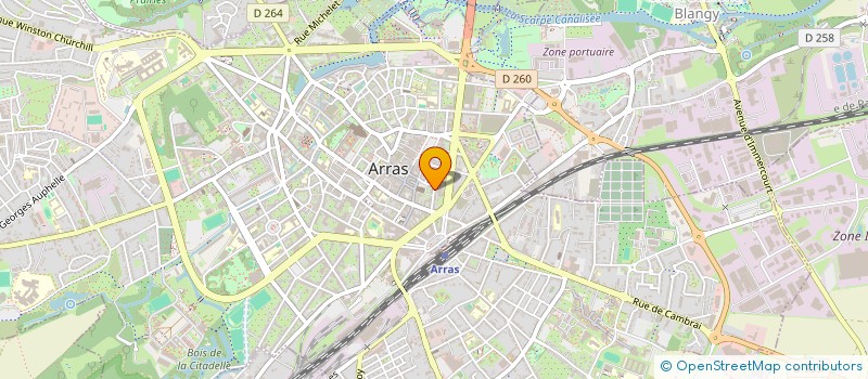 localisation de l'entreprise MADAME NADEIGE FEREY à ARRAS