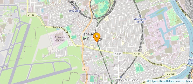 localisation de l'entreprise MADAME NADEJDA ANDRONIC  VILLENEUVE-LE-ROI