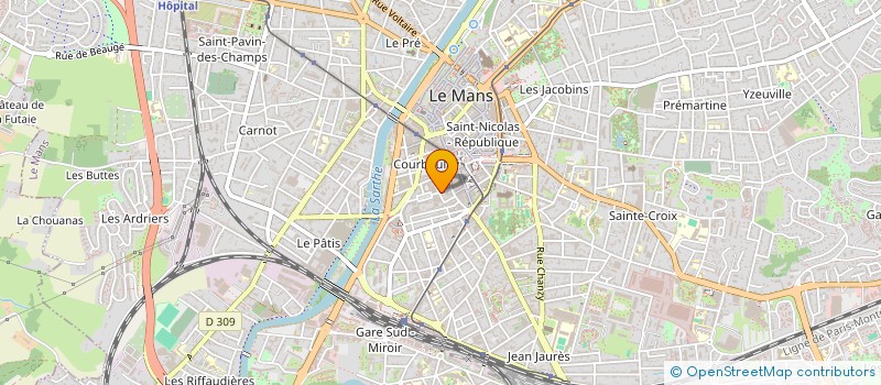 localisation de l'entreprise MADAME NADEJDA ATAEVA  LE MANS