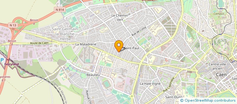 localisation de l'entreprise MADAME NADEJDA BOEVA à CAEN