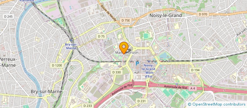 localisation de l'entreprise MADAME NADEJDA DIRU  NOISY-LE-GRAND