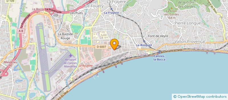 localisation de l'entreprise MADAME NADEJDA SORICI à CANNES