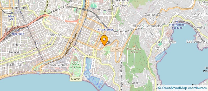 localisation de l'entreprise MADAME NADEJDA ZELINSCHI  NICE