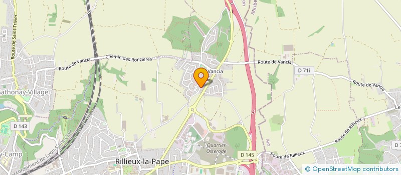 localisation de l'entreprise MADAME NADELINE BARTOLOMEI à RILLIEUX LA PAPE