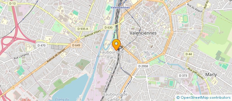 localisation de l'entreprise MADAME NADERA BENSEGHIR  VALENCIENNES