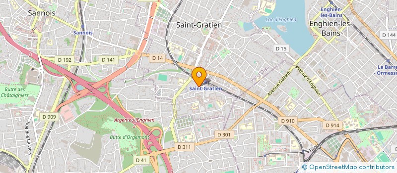 localisation de l'entreprise MADAME NADERA HAMIAN  SAINT-GRATIEN