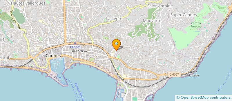 localisation de l'entreprise MADAME NADEZDA GLADYNYUK à CANNES