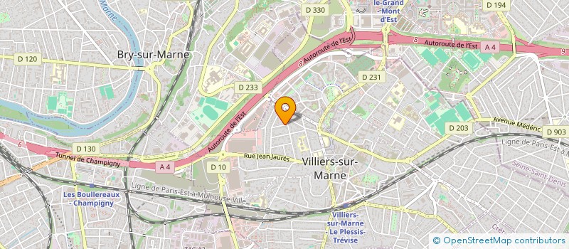 localisation de l'entreprise MADAME NADEZDA KOMISSAROVA à VILLIERS-SUR-MARNE