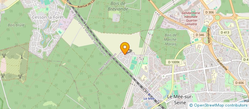 localisation de l'entreprise MADAME NADHIRA DJEGHDALI  LE MEE-SUR-SEINE