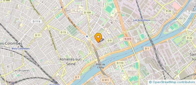 localisation de l'entreprise MADAME NADHLA AHAMADA  GENNEVILLIERS