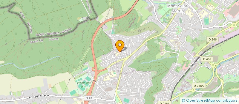 localisation de l'entreprise MADAME NADI REDDANI  MONT-SAINT-MARTIN