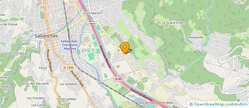 localisation de l'entreprise MADAME NADIA AATIFI  SALLANCHES