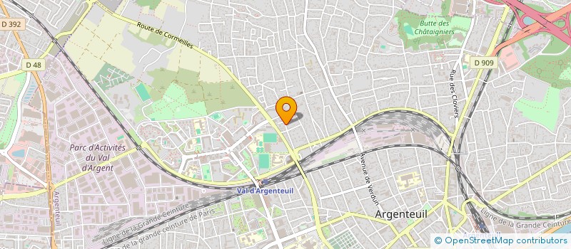 localisation de l'entreprise MADAME NADIA ABBOU  ARGENTEUIL