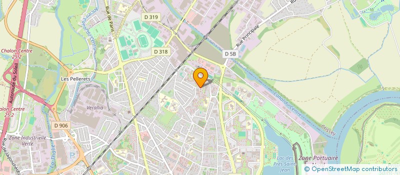 localisation de l'entreprise MADAME NADIA ABDELKADER  CHALON-SUR-SAONE