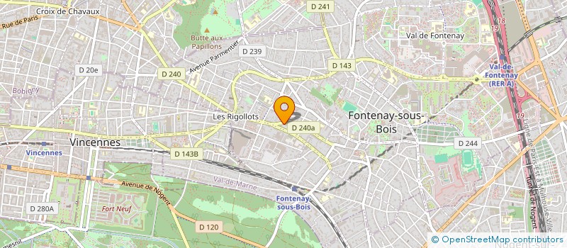 localisation de l'entreprise MADAME NADIA ABES à FONTENAY-SOUS-BOIS
