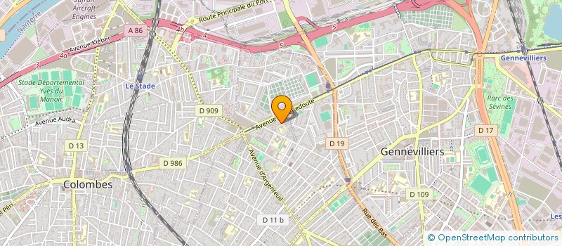 localisation de l'entreprise MADAME NADIA ABIDI  ASNIERES-SUR-SEINE