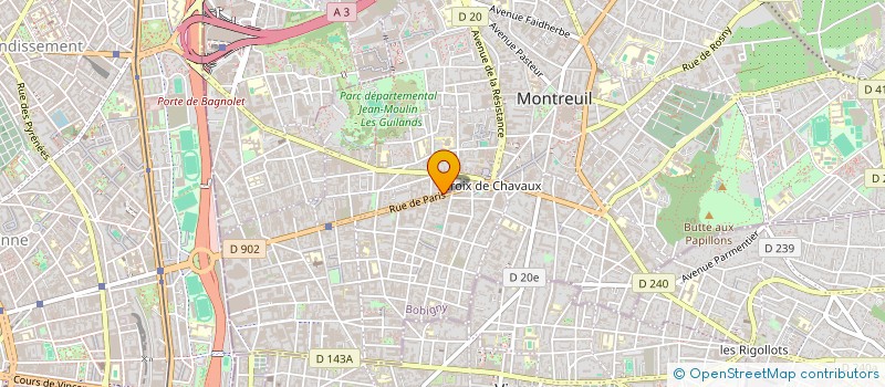 localisation de l'entreprise MADAME NADIA AISSAOUI à MONTREUIL