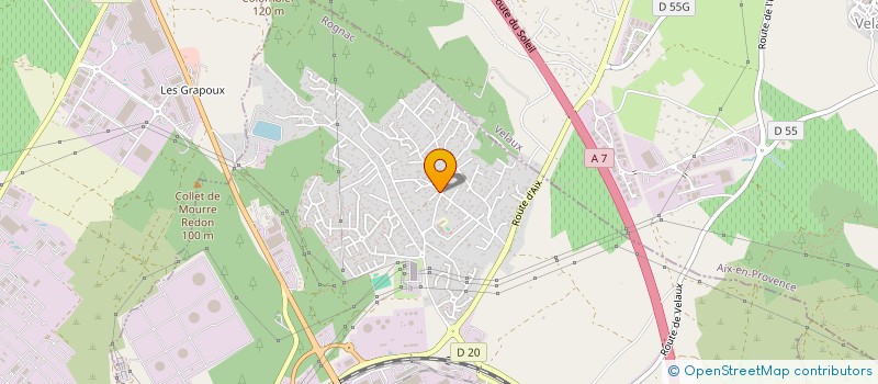 localisation de l'entreprise MADAME NADIA AISSAOUI  ROGNAC