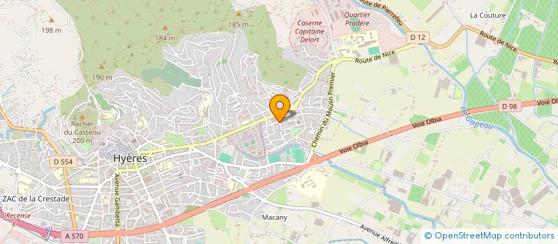 localisation de l'entreprise MADAME NADIA AISSAOUI à HYERES